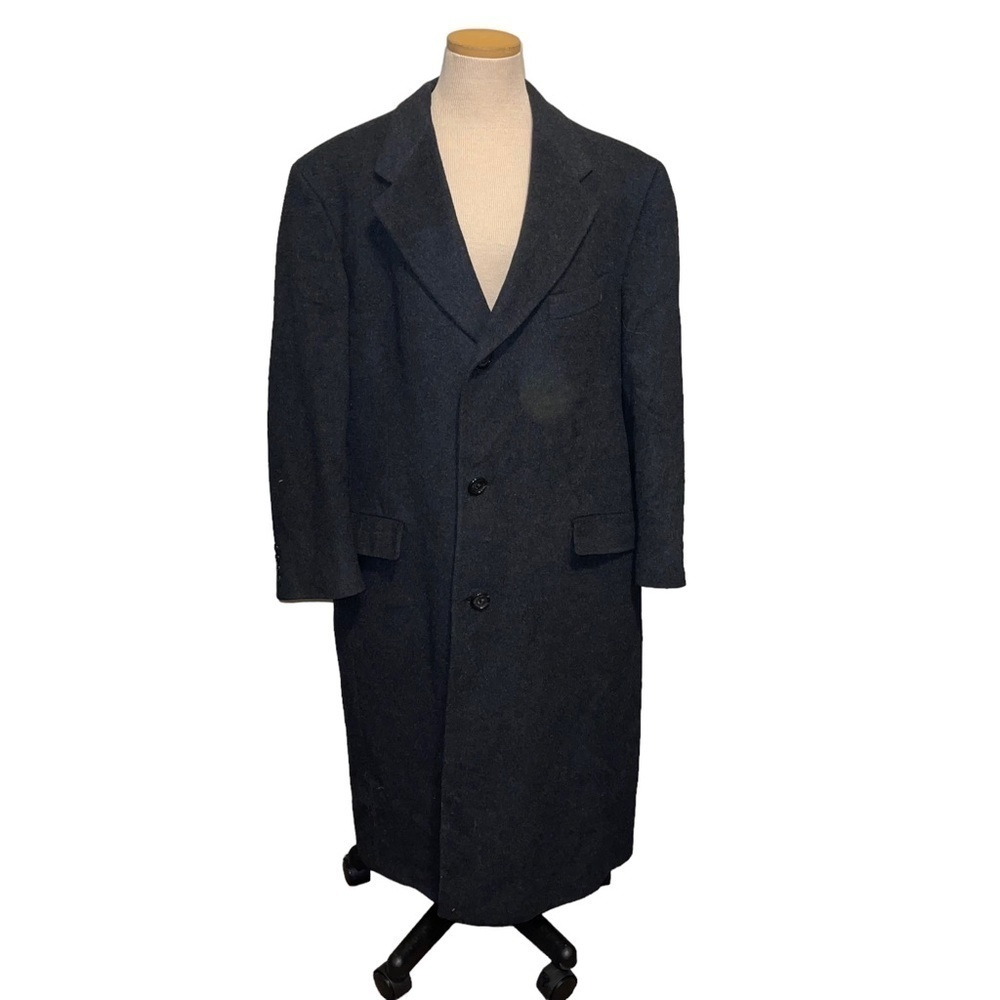Hart Schaffner Marx Men 100% Wool Coat Size L